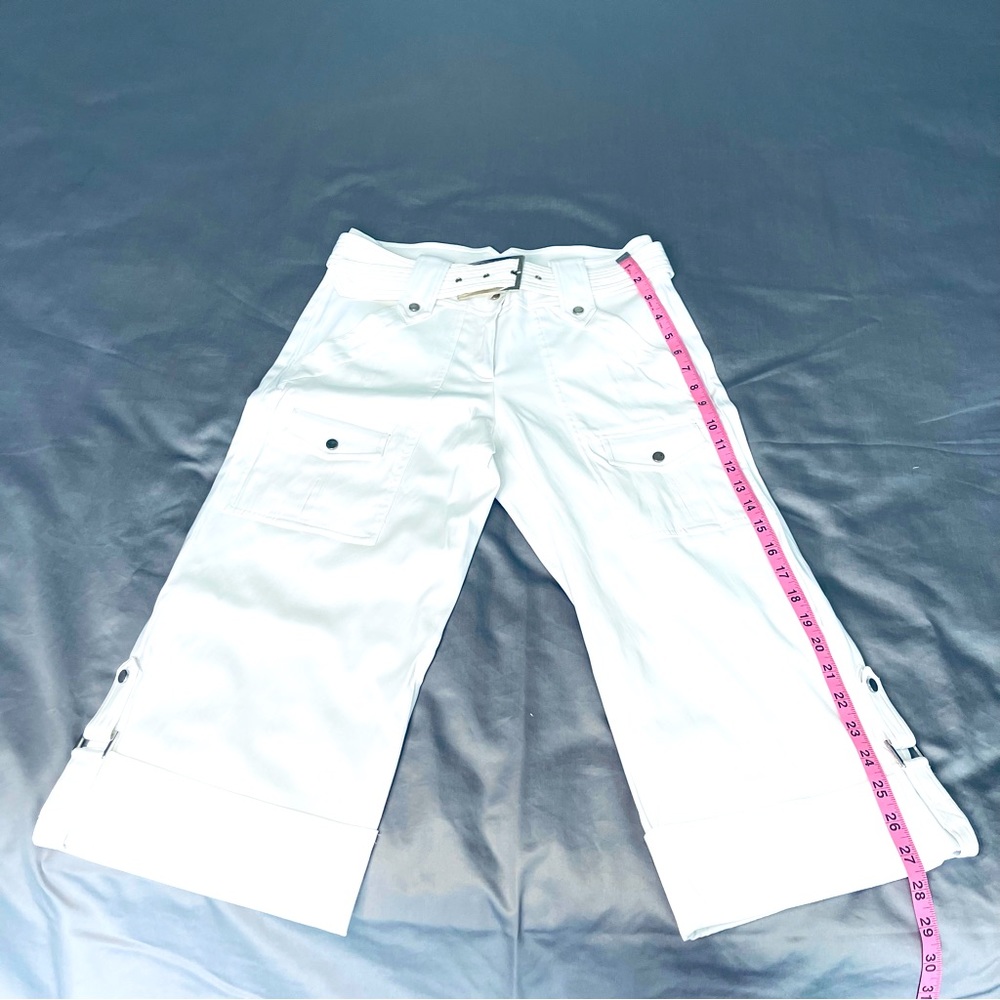 Cache white capris pants